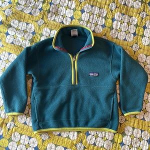 Patagonia synchilla fleece teal blue XS GUC